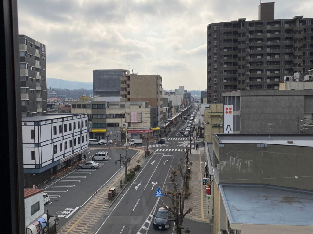 長野県上田市中心部の街並み。生活コストや家賃相場をイメージできる風景